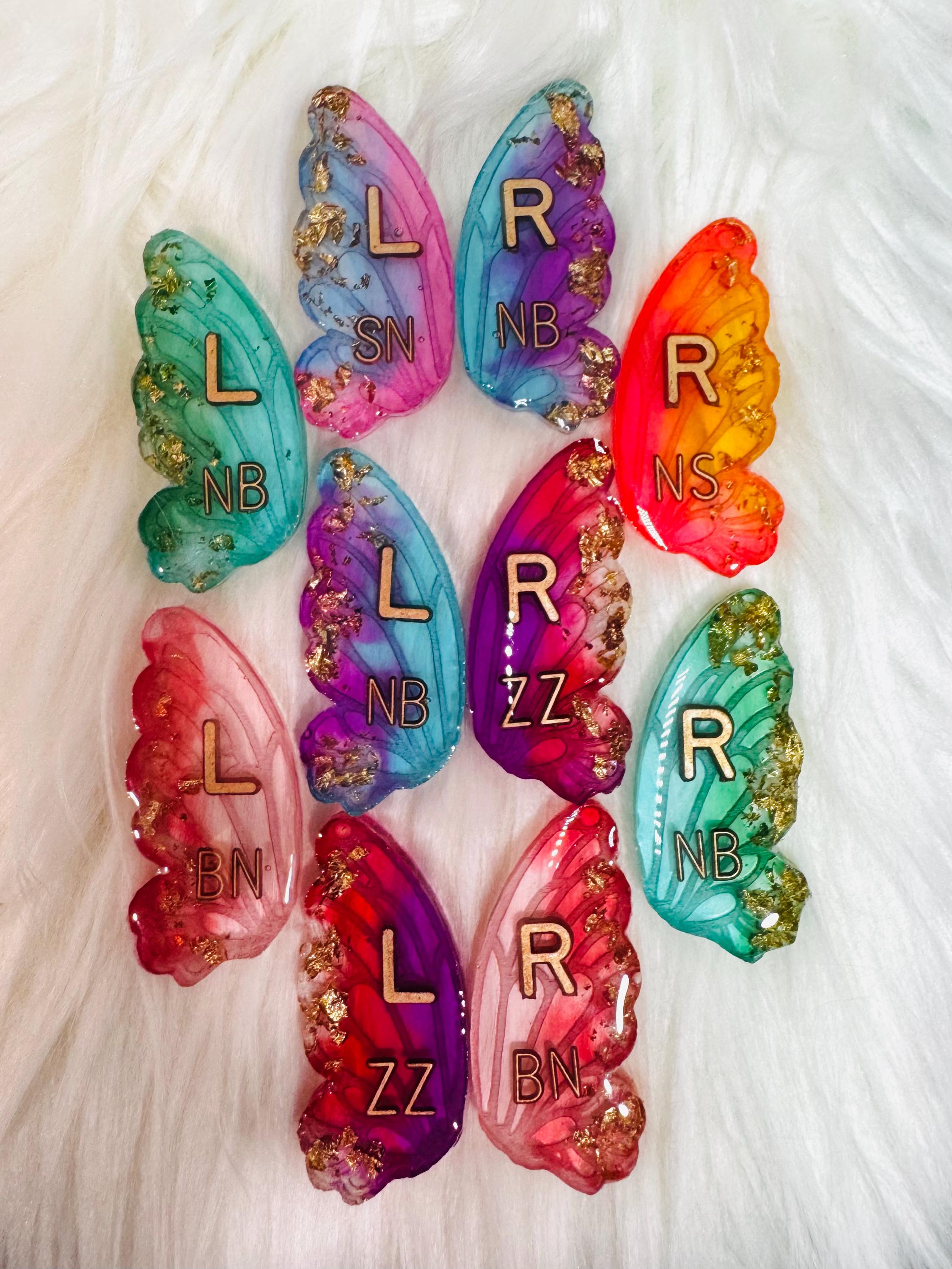 Butterfly Wings X-Ray Markers: Rad Tech Initialed ID