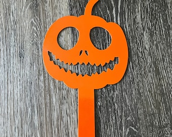 Single Small Pumpkin Yard Decor