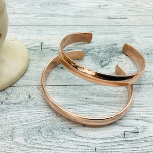 100% Copper Bracelet. Made with Solid High Gauge Pure Copper. image 5