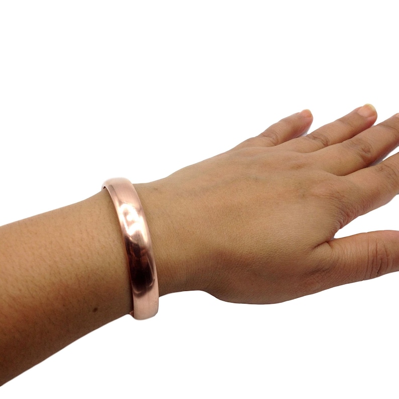 100% Copper Bracelet. Made with Solid High Gauge Pure Copper. image 2
