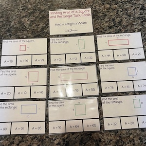 Area Task Cards