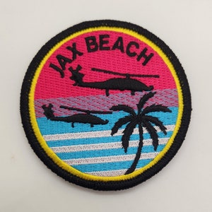 JAX BEACH MH-60R Seahawk Hubschrauber Aufnäher / Patch