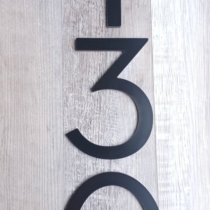5 Zoll Hausnummern, Stadthaus-Nummern, Türnummern, Adressnummern, Condo-Nummern, neues Haus Geschenk, Aluminium Kunststoff Verbundzahlen