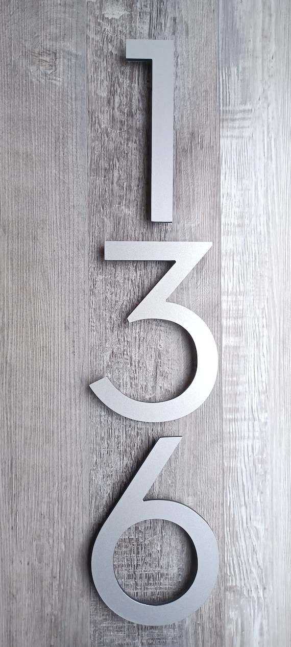 10 Inch House Numbers, Townhouse Numbers, Single House Numbers, Address Numbers, Condo Numbers, Aluminum Plastic Composite Numbers