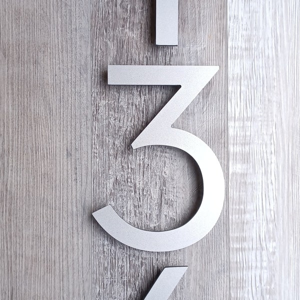 10 Inch House Numbers, Townhouse Numbers, Single House Numbers, Address Numbers, Condo Numbers, Aluminum Plastic Composite Numbers
