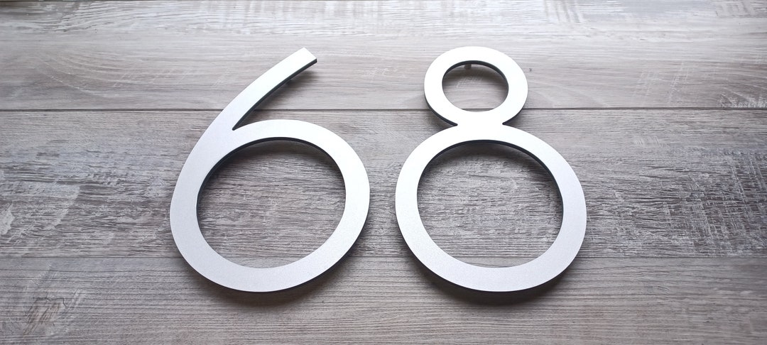 8 Inch House Numbers, Townhouse Numbers, Single House Numbers, Address ...