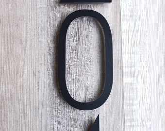 4 Inch THIN MODERN House Numbers, Mailbox Numbers, Condo Numbers, Gift for New House, Aluminum Plastic Composite Numbers
