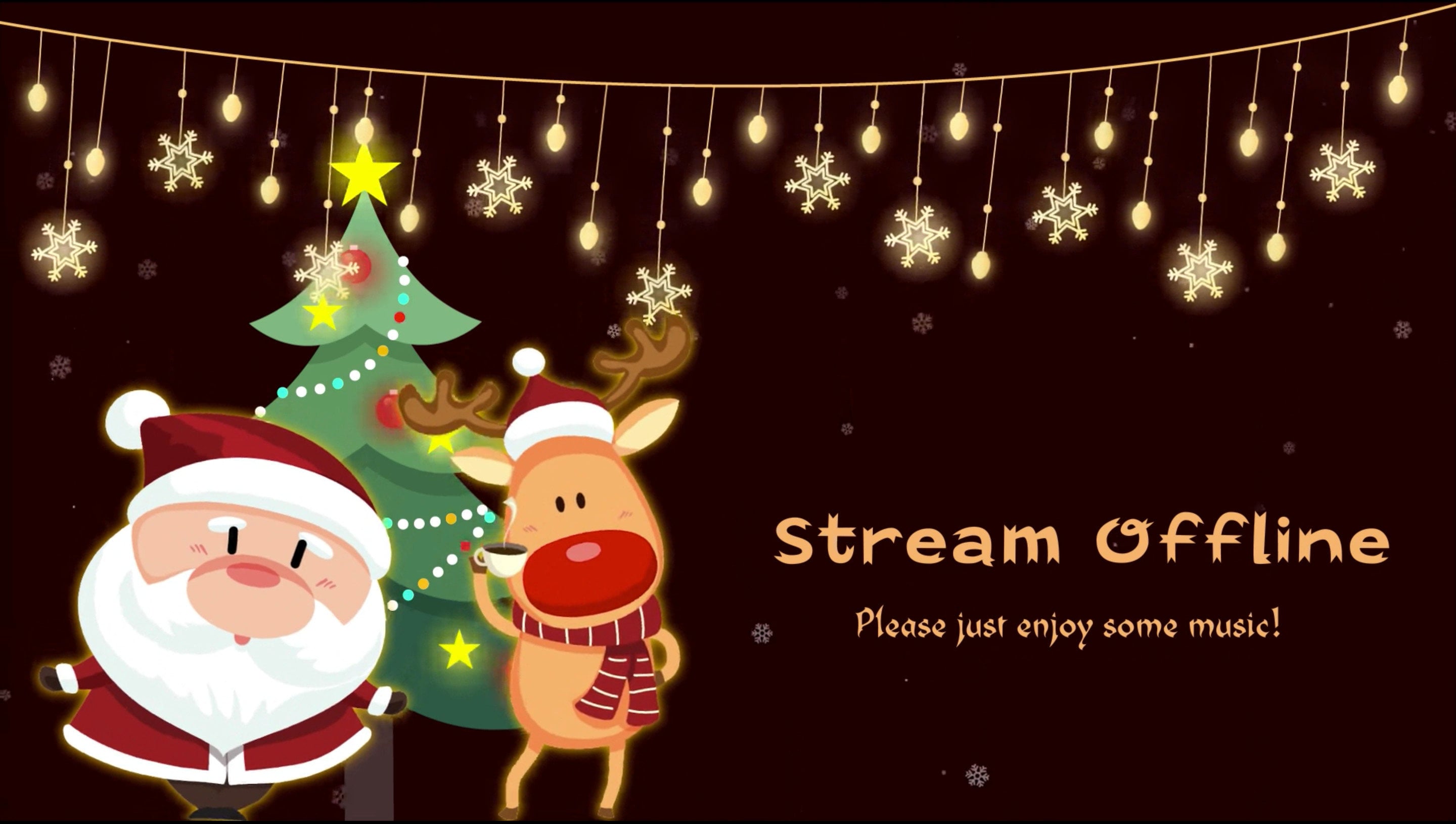 Dancing Ruldoph Animation Animated Scenes Cute Dancing Santa Clause and Rudolph, Animated Twitch ...