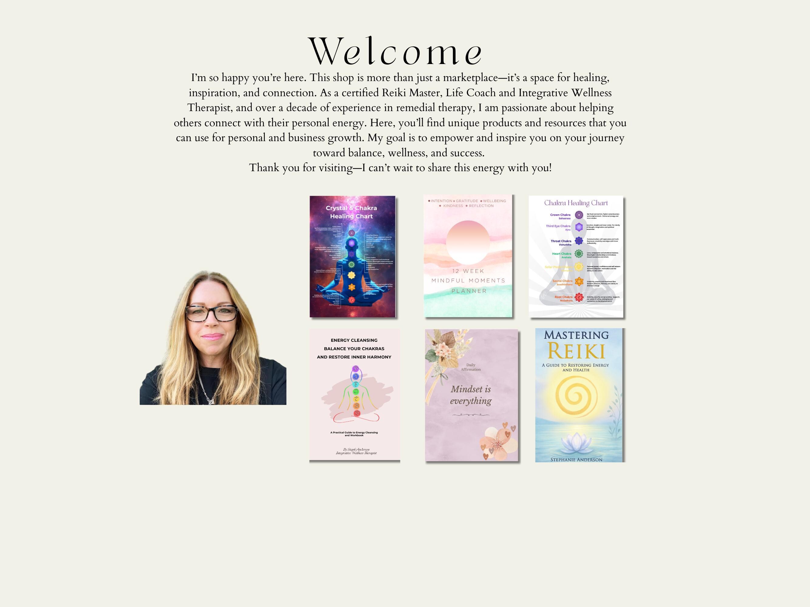 Chakra Crystal Healing Chart & 7 Chakra Guided Meditations - Etsy