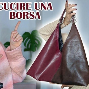 Cartamodello borsa fai da te | | Modello PDF digitale | DevaNatura