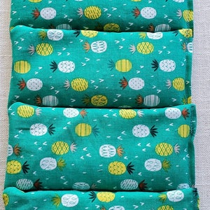 Therapeutic Hot Cold Pad | Pain Relief | Pineapple Print | Relaxation | Self Care| Millet Hot Cool pack | Bridesmaid gift | Teacher Gift |