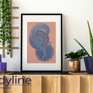 Abstract Geometric Modern Wall Art, Digital Download for Printing, Original Vibrant Color Decor, Large Printable