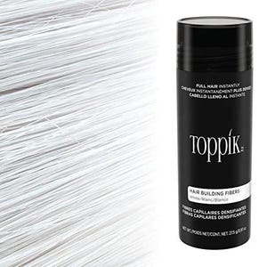 Toppik 27.5g「ホワイト」ヘアファイバー - 100%返金保証 - 迅速かつ無料の配送 - 3～4日で到着！