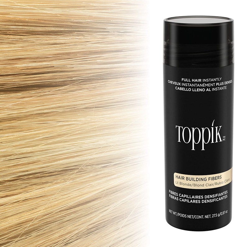AUTHENTIC TOPPIK 27.5g Hair Fibers All Colors 100% Authentic or Your Money Back Fast-N-Free Shipping U.S. Seller image 9