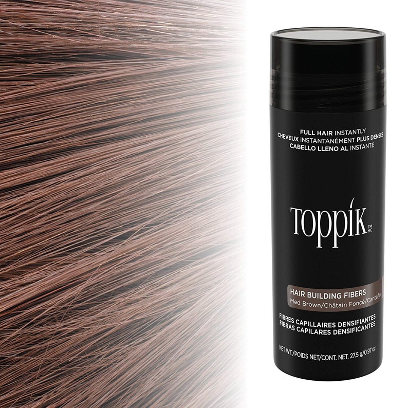 TOPPIK 27.5g Hair Fibers Low as 11ea All COLORS & QUANTITIES 100% Authentic or Your Money Back Fast-N-Free Shipping U.S. Seller image 3