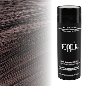 Toppik 27.5g &quot;DARK BROWN&quot; Hair Fibers - 100% Geld zurück Garantie - Schneller und kostenloser Versand - Kommt in 3 bis 4 Tagen!