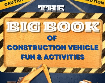 Activiteiten voor jongens BOUW Voertuigplezier Kinderactiviteit Puzzels Doolhoven Oudere kinderen Games digitaal afdrukbaar spel Homeschool Home School