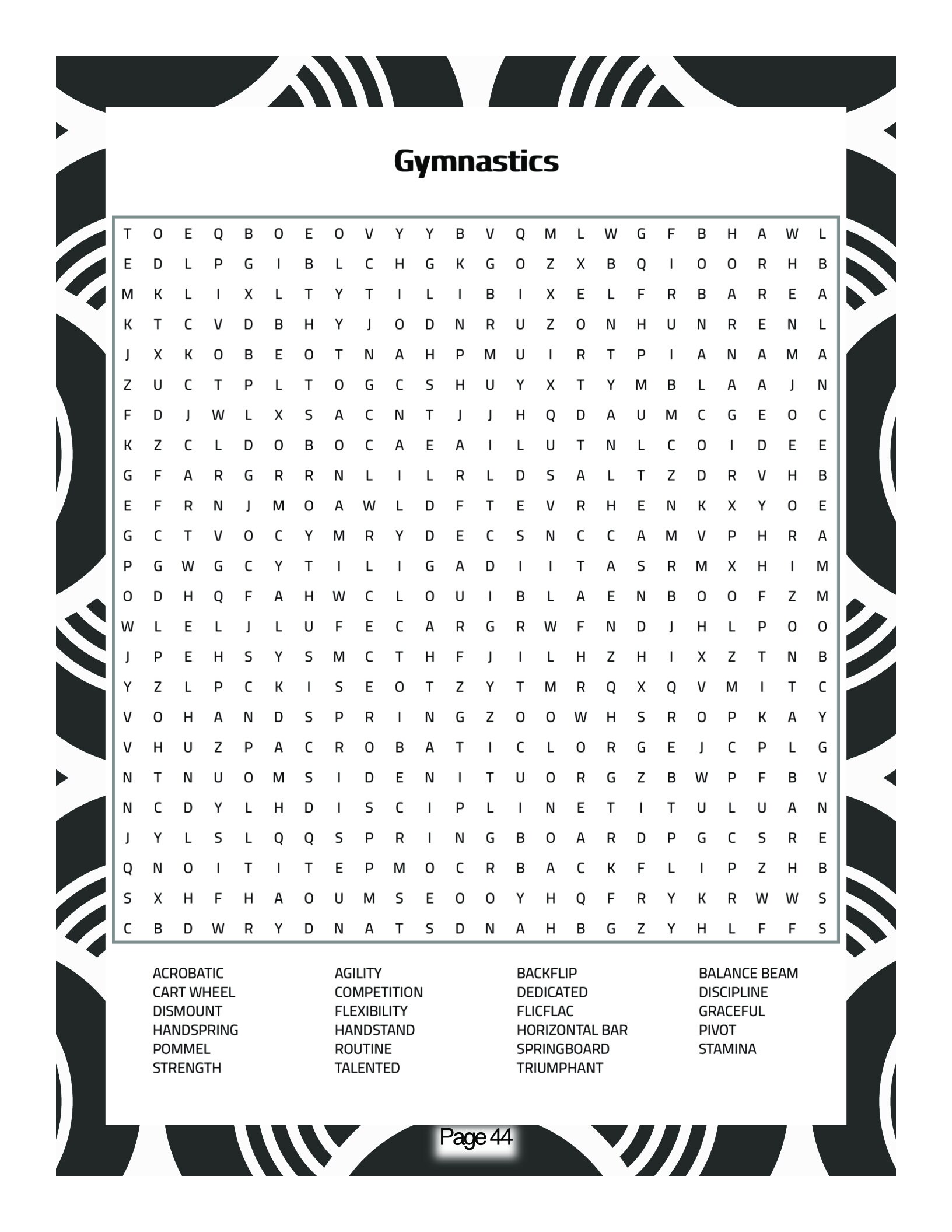 WORD SEARCH PUZZLES Teens Activity Adult Activities Printable Games ...