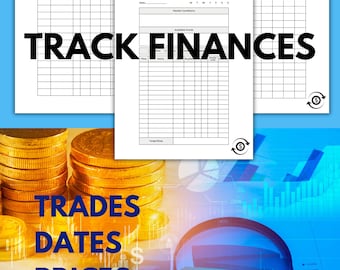 Investeringstracker Cryptocurrency-logboek Financiële planning Volg aandelenhandel Crypto-organisator Geldplanner Investeerderslogboek Financiën