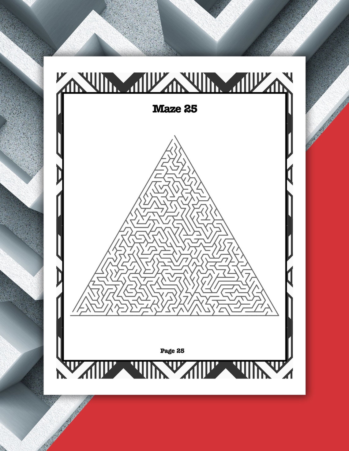 MAZES Fun Adult Puzzles Activities Teen Games Challenging Level ...