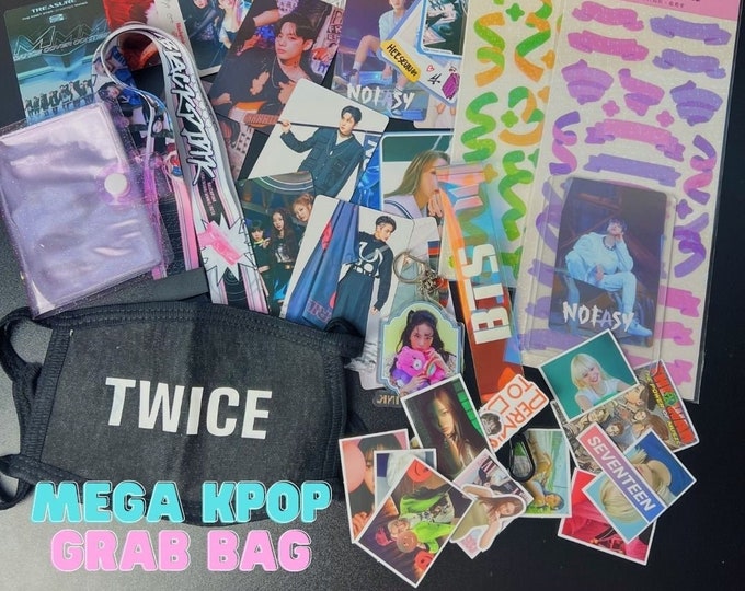 KPOP MYSTERY BOX, Kpop mega grab bag, Kpop holiday gift