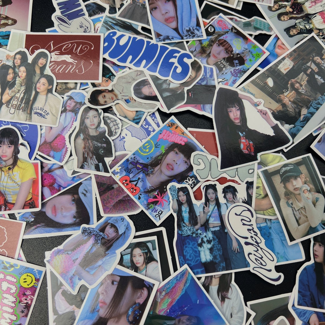 New Jeans Stickers 100 Assorted New Jeans Stickers New Jeans Etsy