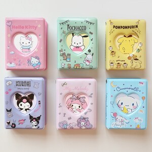 Kawaii-fotokaartmappen, kleine fotokaarthouders, schattige fotokaarthouder voor kpop-fotokaart, polaroidfoto's, kawaii kpop-toploaders