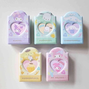 NUEVAS carpetas para tarjetas fotográficas Kawaii, pequeños soportes para tarjetas fotográficas, lindo soporte para tarjetas fotográficas de K-pop, fotos Polaroid, cargador superior de K-pop kawaii, Polaroid