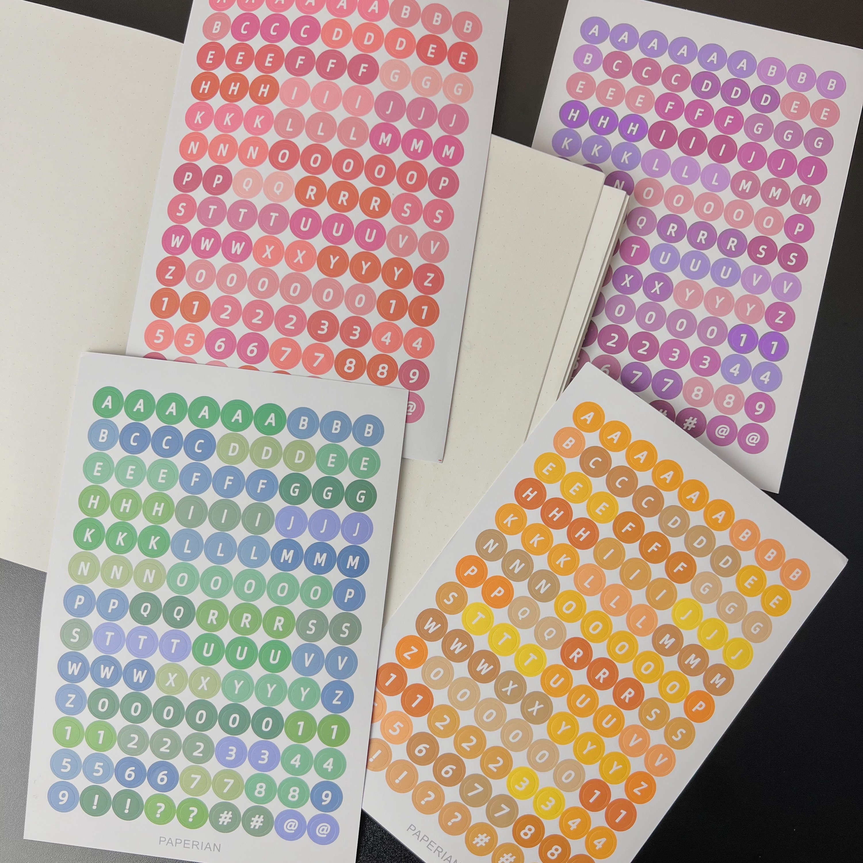 Holographic Letter Sticker Sheet, Alphabet Stickers, Typewriter Stickers,  Bujo Stickers, Planner Stickers, Scrapbooking 