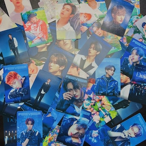 ATEEZ PHOTOCARDS, 55 cartões fotográficos Ateez deja vu variados, cartões fotográficos de álbum de febre ateez, cartões Ateez lomo, cartões fotográficos Kpop idol