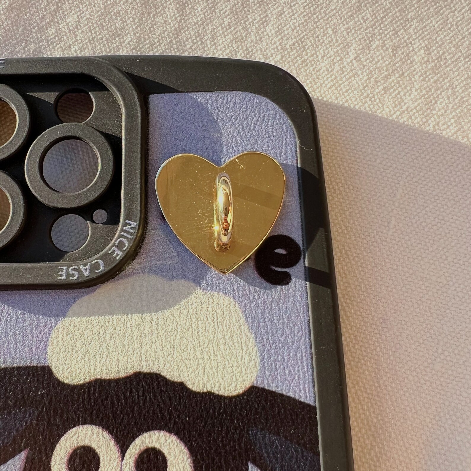 Metal and Colorful Adhesive Heart Shaped Phone Charm Hook Etsy