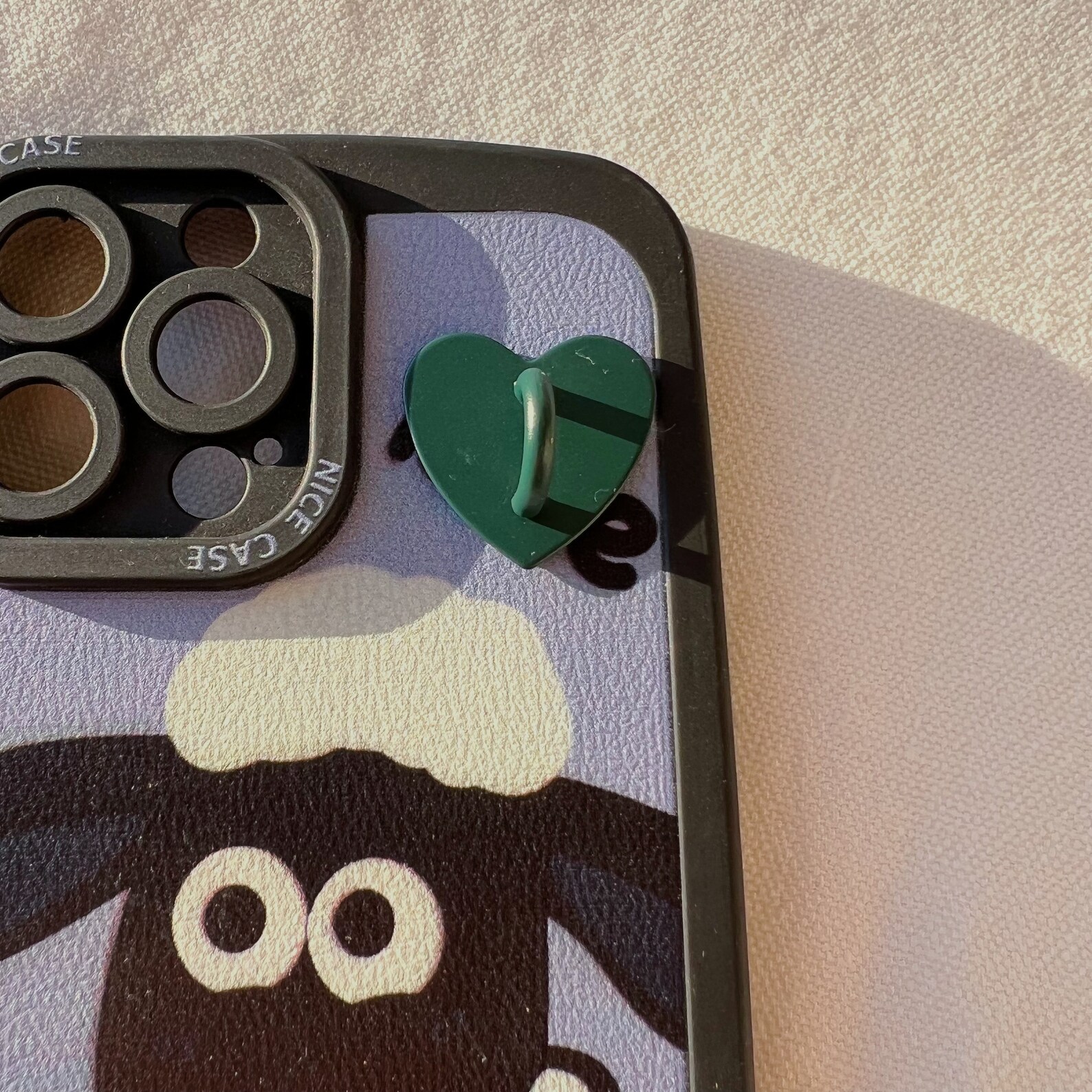 Metal and Colorful Adhesive Heart Shaped Phone Charm Hook Etsy