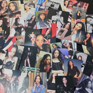 JISOO PHOTOCARDS, 55 assorted blackpink jisoo Photocards, Bp photocard, jisoo photocards, jisoo lomo cards