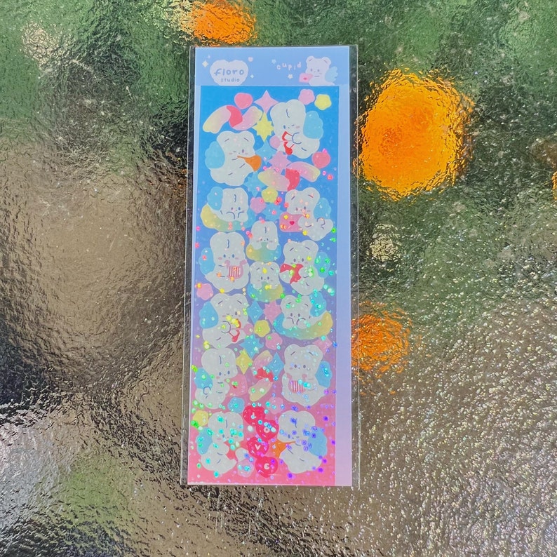 POLCO STICKERS Holographic Bear Stickers KPOP Polco Deco Etsy
