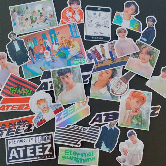 ATEEZ STICKERS, 92 Assorted Ateez Stickers, Ateez Fever Stickers