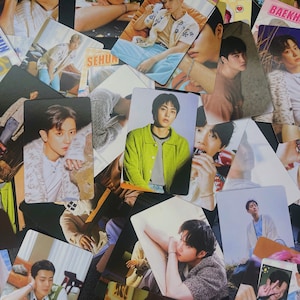 EXO Fotokarten, 55 verschiedene Exo Lomo Karten, Kpop Boyband Fotokarten, Kpop Exo Lomokarten, Exo existieren Fotokarten, baekhyun, sehun, chen