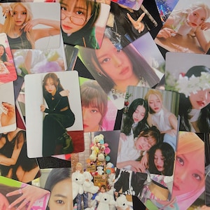 Fifty Fifty Photocards, 55 tarjetas fotográficas cupido surtidas, cincuenta cincuenta tarjetas lomo, cincuenta cincuenta tarjetas fotográficas 2022, tarjetas fotográficas kpop, tarjeta cupido lomo