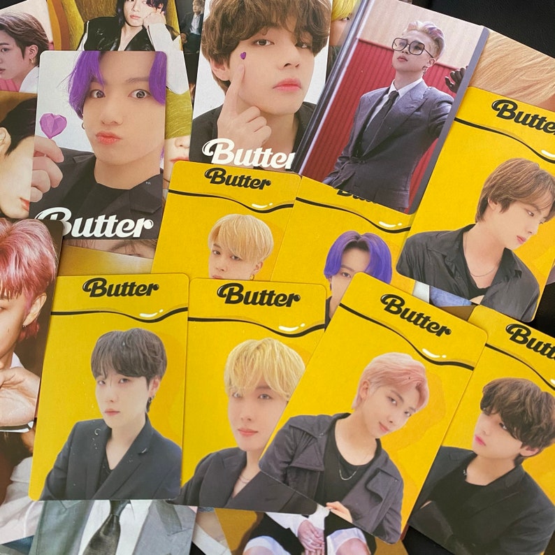 BTS PHOTOCARDS 55 Assorted BTS Butter Photocards Kpop Etsy