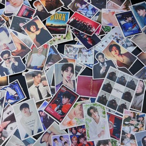 AUTOCOLLANTS ATEEZ, assortiment de 96 autocollants ateez dorés, 2024 autocollants Ateez dorés, autocollants kpop imperméables pour ordinateur portable, journal, téléphone