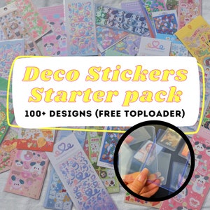 Kawaii Kpop Toploader Deco Sticker Sheet, Fruit Birthday Cake Stickers,  Flower Ribbon Scrapbooking Deco Stickers 