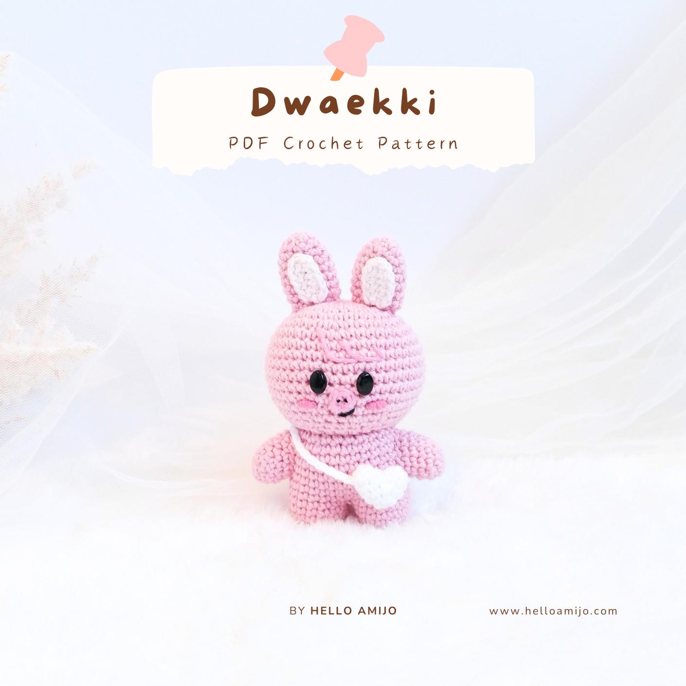 Baby Dwaekki SKZOO Amigurumi Crochet Pattern PDF - Etsy
