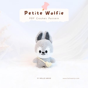 Petite Wolfie Amigurumi Crochet Pattern PDF