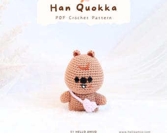Baby Han Quokka SKZOO Amigurumi Crochet Pattern PDF - Etsy