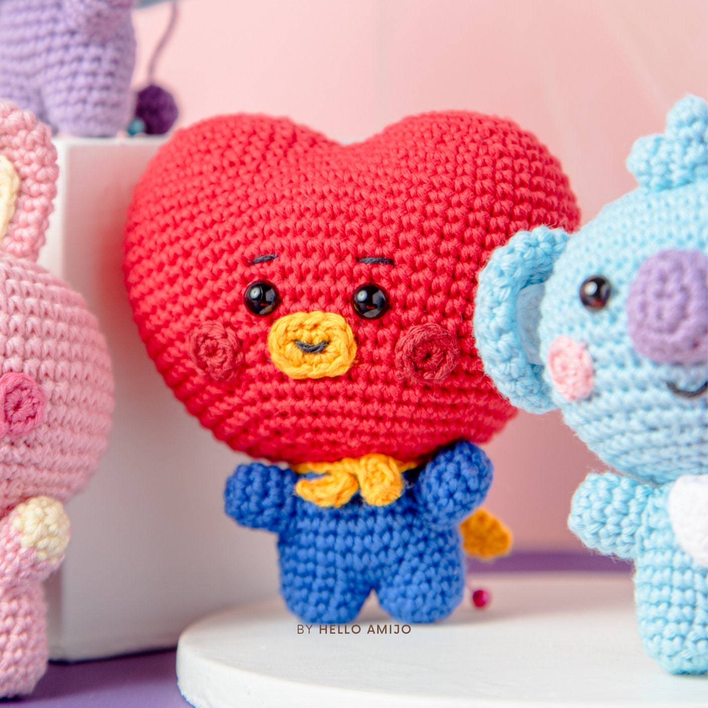 Baby TATA BT21 Amigurumi Crochet Pattern PDF Etsy France