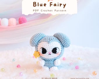 Blue Fairy Amigurumi Crochet Pattern PDF