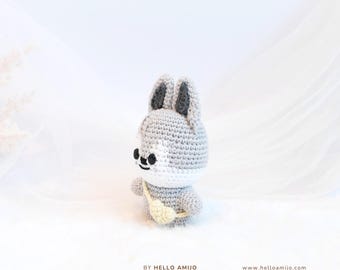 あみぐるみ　夏F ベイビーウルフちゃん SKZOOあみぐるみかぎ針編みパターン PDF