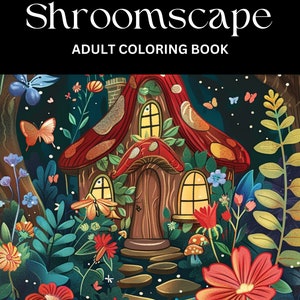 Kleurboek voor volwassenen, betoverende paddenstoelenkunst, therapeutisch en bewust kleuren, cadeau perfect, 100 unieke schimmelkunst