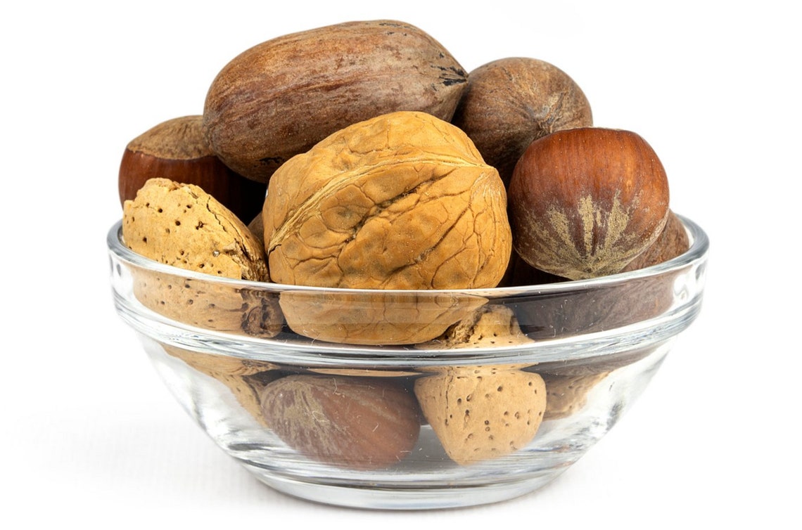 Mixed Nuts in Shell Walnuts Almonds Hazelnuts Etsy