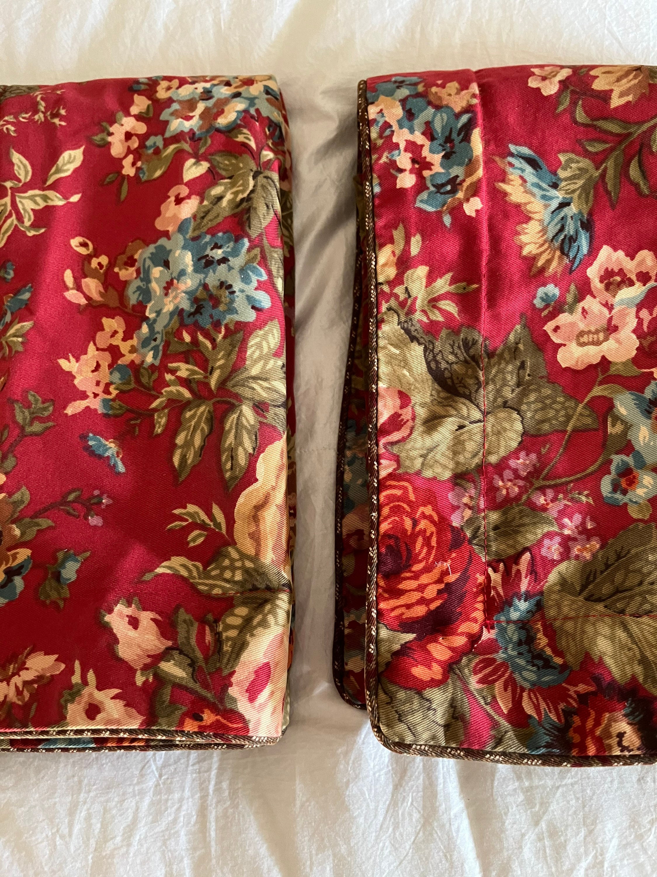 Chaps Ralph Lauren Shams STANDARD Summerton Red Floral Etsy