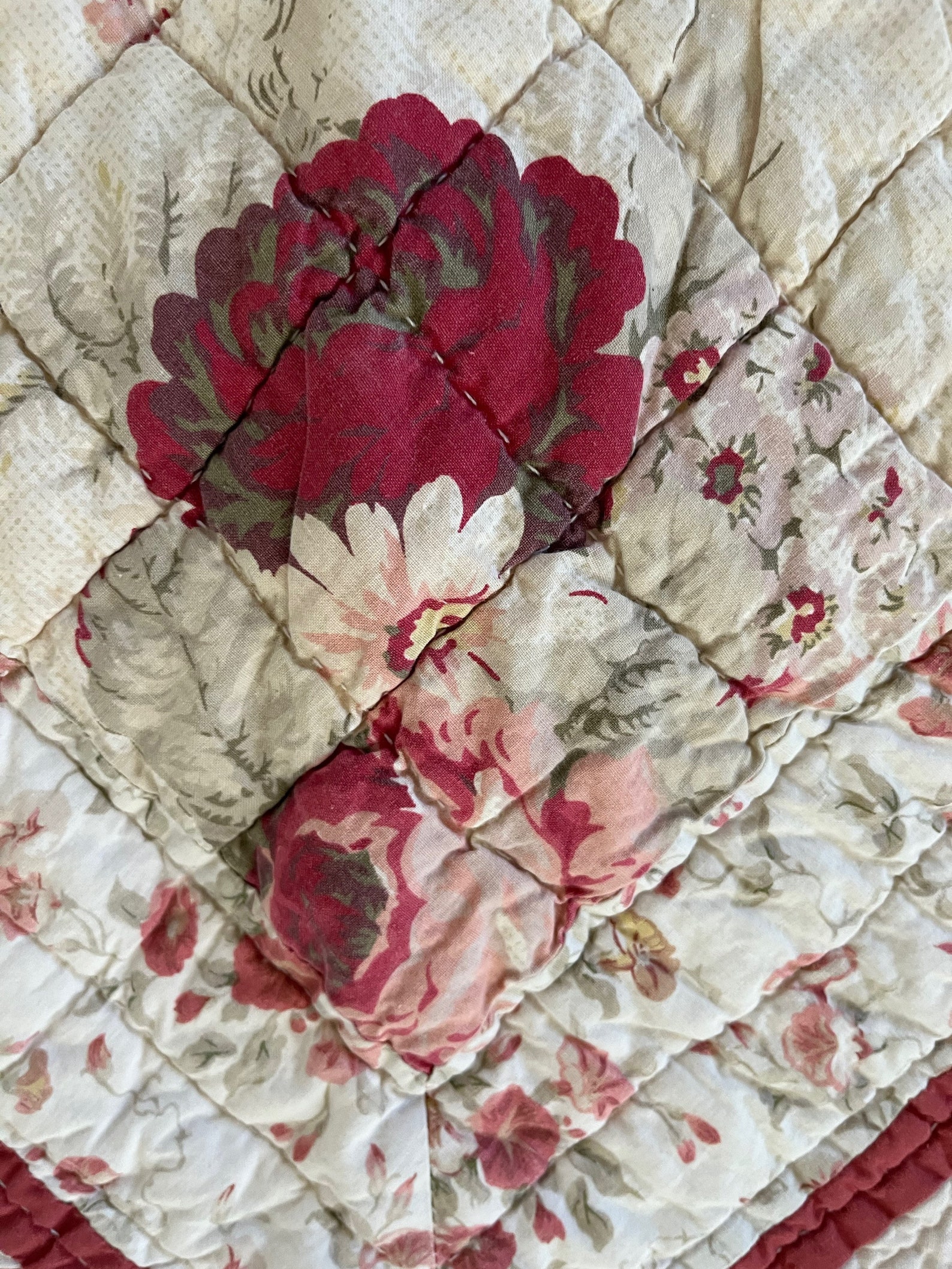 Waverly Quilted Shams STANDARD Norfolk Rose Sonata Harbor Etsy